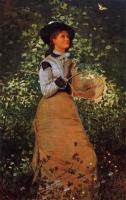 Homer, Winslow - The Butterfly Girl